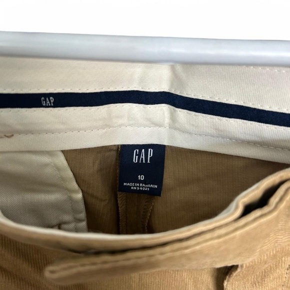 Gap Modern Fit Corduroy Cropped & Cuffed Pants - NWT, Size 10, Khaki - Picture 6 of 8